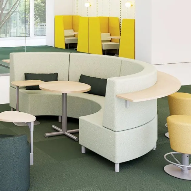 Orbit Mediaspace Soft Seating with Shelf