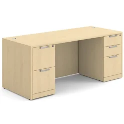 OS Laminate Desk W/ Double Full Pedestals (71" X 30")