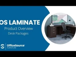 OS Laminate Desk W/ Double Hanging Pedestals (71