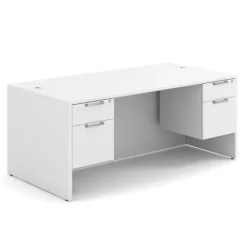 OS Laminate Desk W/ Double Hanging Pedestals (71