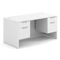 OS Laminate Desk W/ Double Hanging Pedestals (60