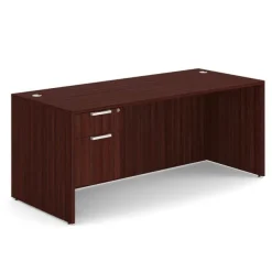 OS Laminate Desk W/ Single Hanging Pedestal (71