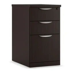 OS Laminate 3 Drawer Mobile File Pedestal, Box/Box/File
