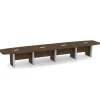 OS Laminate Expandable Boat Shaped Conference Tables w/ Elliptical Base