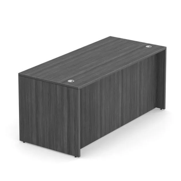 OS Laminate Pair of Two Desks with Hutch Storage