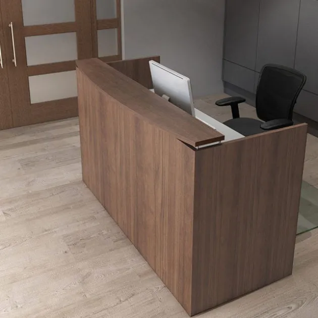 OS Laminate Reception Desk w/ Transaction Shelf