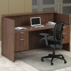 OS Laminate Reception Desk w/ Transaction Shelf