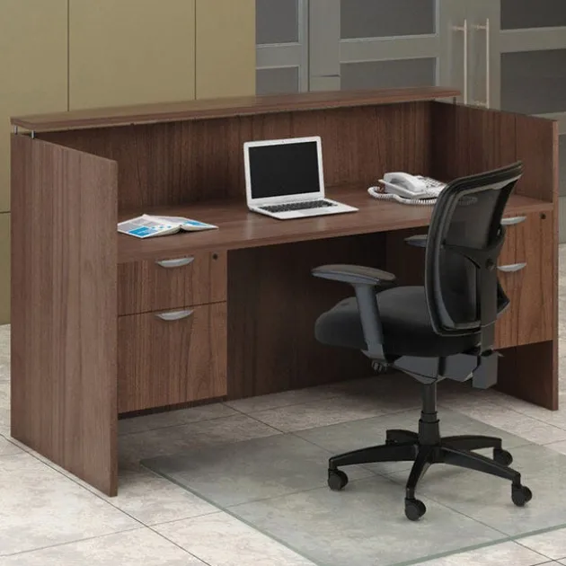 OS Laminate Reception Desk w/ Transaction Shelf