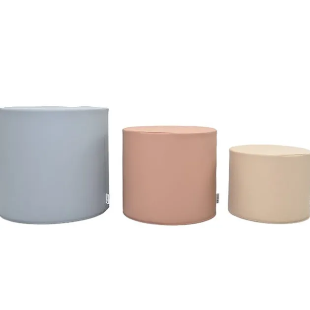 Ottoman Trio Stool Set