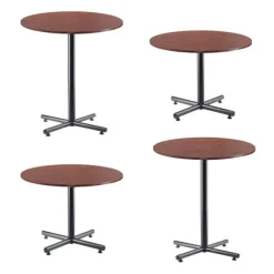 Package Set - 4 Cafe Tables w/ Cross Base (36