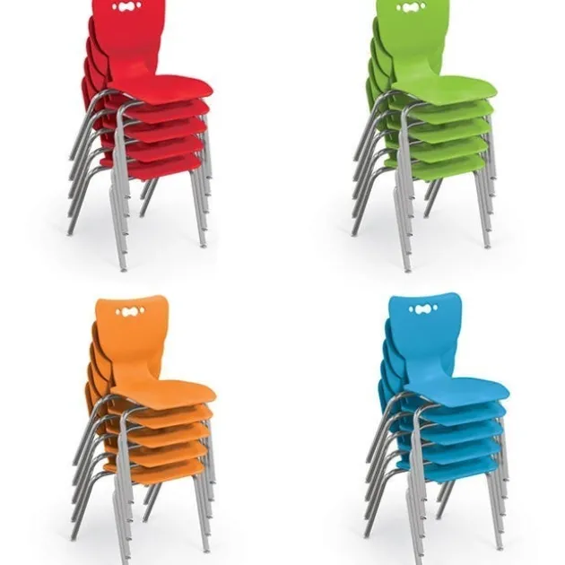 4-Pack Astute Flex Rectangle Desks & Hierarchy Chairs Package
