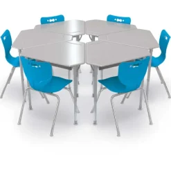 6-Pack Astute Monroe Desks & Hierarchy Chairs Package