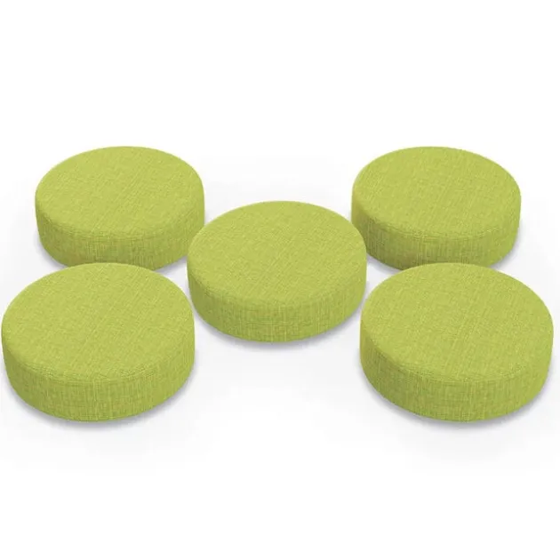 5 Pack Dot Soft Seating Wobble Floor Stools