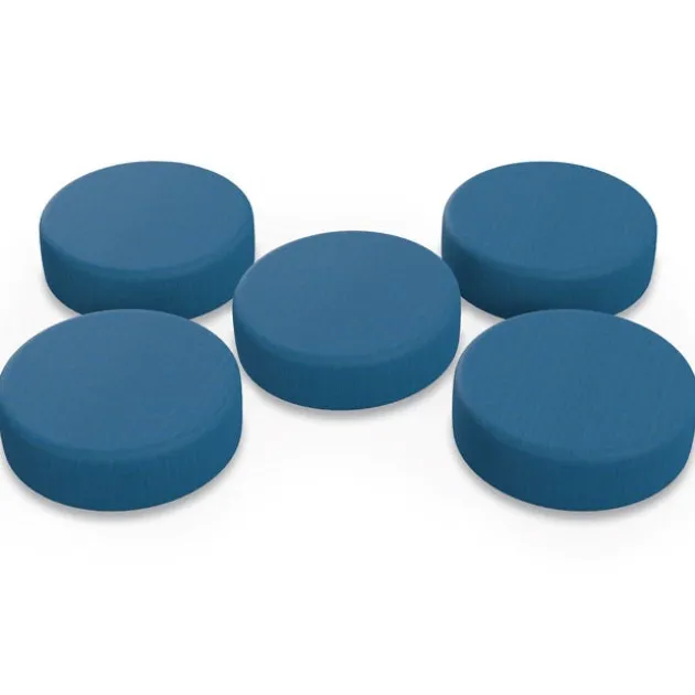 5 Pack Dot Soft Seating Wobble Floor Stools