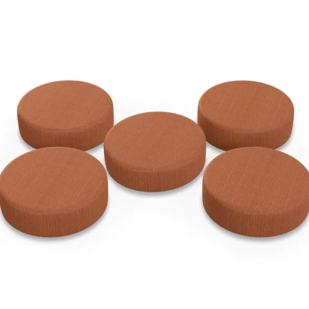 5 Pack Dot Soft Seating Wobble Floor Stools