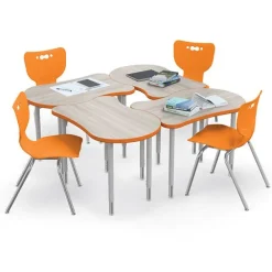 4-Pack Fender Collaborative Desk & Hierarchy Chair Packages