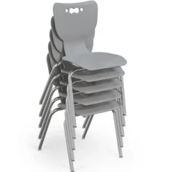 8-Pack Hierarchy Beam Porcelain Steel Dry Erase Desk & Hierarchy Chair Package