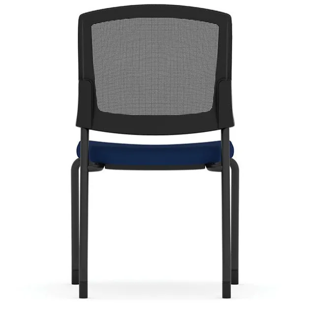 Parson Collection Mesh Back Armless Stacking Side Chair