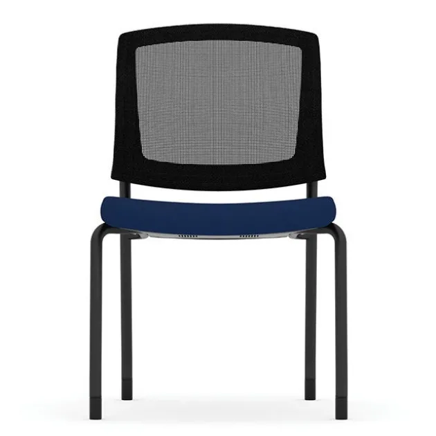 Parson Collection Mesh Back Armless Stacking Side Chair