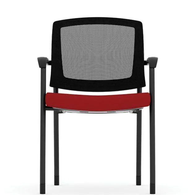 Parson Collection Mesh Back Stacking Side Chair