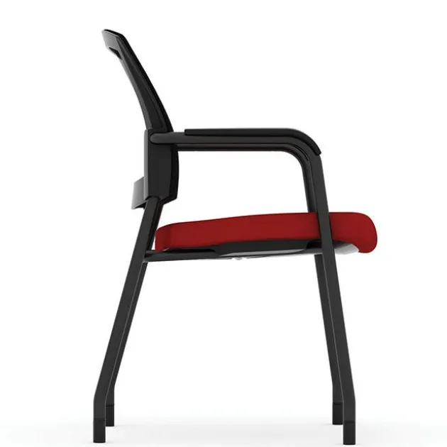 Parson Collection Mesh Back Stacking Side Chair