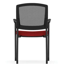 Parson Collection Mesh Back Stacking Side Chair