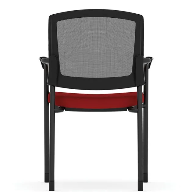 Parson Collection Mesh Back Stacking Side Chair