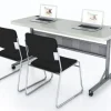 Plastic Flip-n-Store Table with Stack Chairs