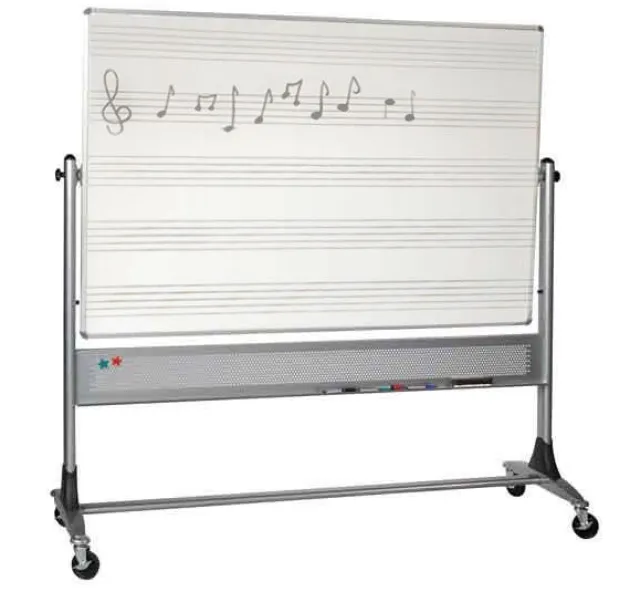 Platinum Reversible Whiteboards with Music Lines