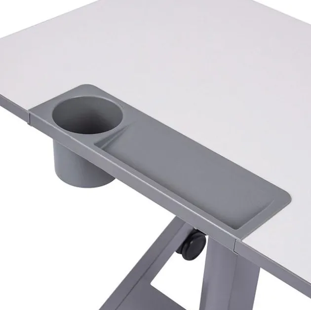 Pneumatic Adjustable Height Flip-Top Student Desk