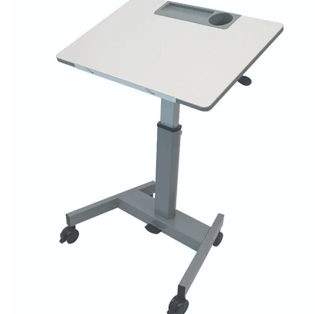 Pneumatic Adjustable Height Flip-Top Student Desk
