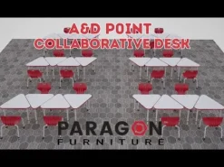 Point A & D Collaborative School Desk