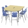 Premier Standing Height Multimedia Table and Apex Adjustable Stool Package