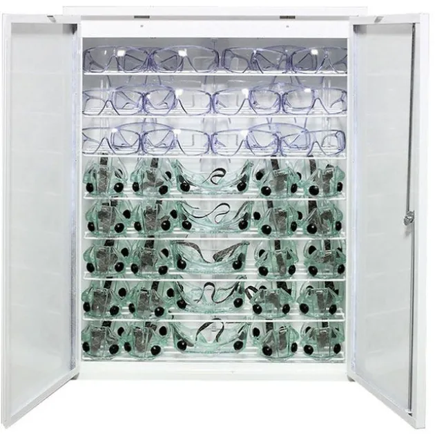 Protocol Sanitizing Eye Safety Cabinet
