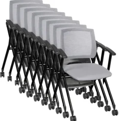 Pulse High Back Padded Nesting Chair Packs (4, 8 or 12)