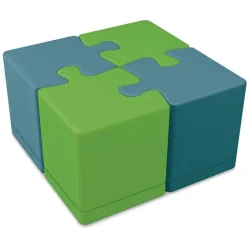 Puzzle Soft Seating - Set of 4 Ottomans