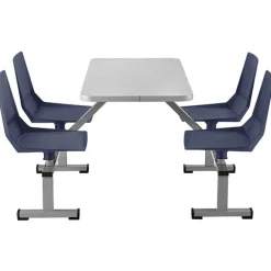 Quick Ship Cluster Swivel Booth with MDF Top