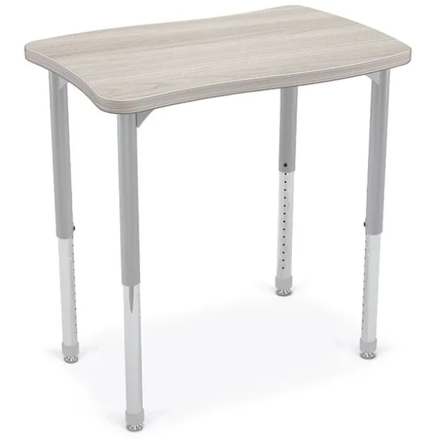 Quick Ship Creator Wavy Rectangle Desk