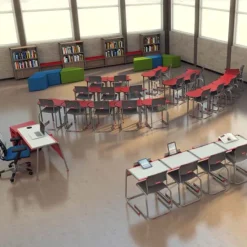 Quick Ship Koi Collaborative School Desk (30