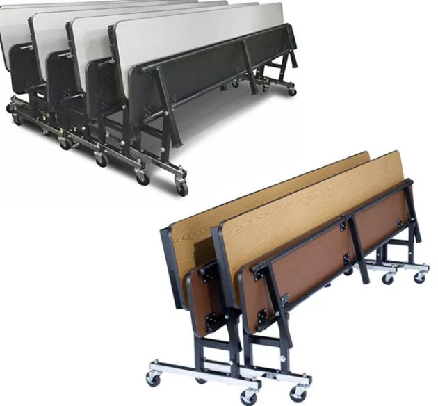 Quick Ship Mobile Convertible Bench Table w/ ProtectEdge (8' L)