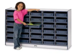Rainbow Accents Paper Tray Cubbies (30 Tray w/ trays)