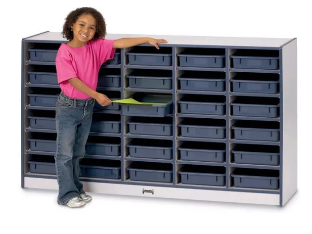 Rainbow Accents Paper Tray Cubbies (30 Tray w/ trays)