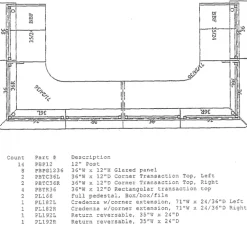 Reception Desk Suite w/ Storage