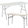 Rectangle Plastic Resin Folding Tables