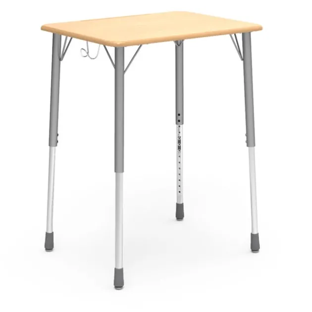 Rectangle Top Zuma Desk w/ Backpack Hanger