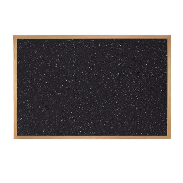 Recycled Rubber Bulletin Boards w/ Oak Frame