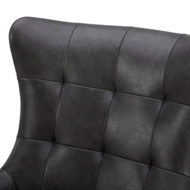 Remington Wingback Upholstered Lounge Chair