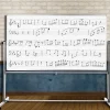 Reversible Mobile Magnetic Music Whiteboard (4' x 6')