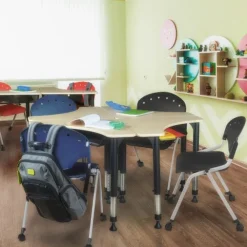 Rico Stack Chair with Casters Package