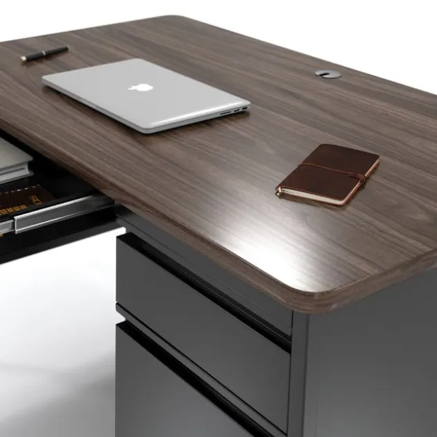 Right Hand Mobile Teacher Desk w/ Single Pedestal - 48” W x 30” D